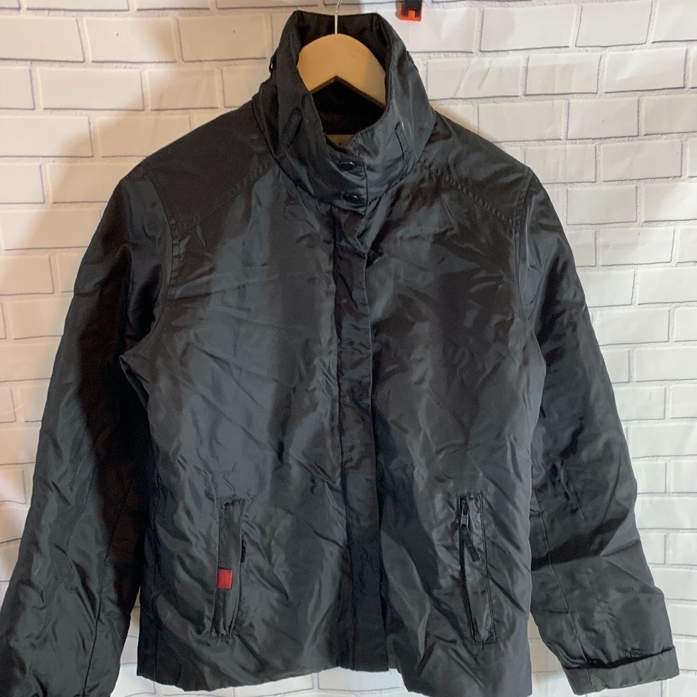 Vero Moda Black High Neck Parka Sz M